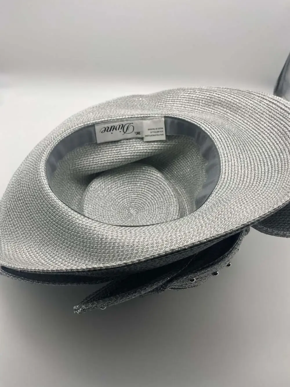 Beautiful Silver Dress / Church Hat by Portofino